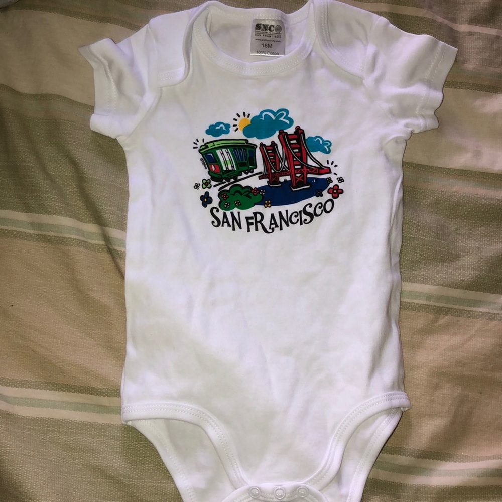 San Francisco one piece for baby